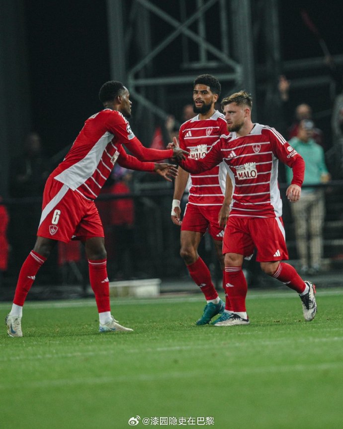 昂热主场逼平布雷斯特，保持连平状态