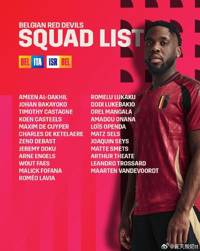 欧国联比赛首轮收官，比利时队斩获胜利