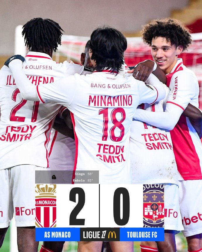 英国威廉希尔-贝尔比拉斯助攻帮助摩纳哥取胜，球队欧战梦想重燃