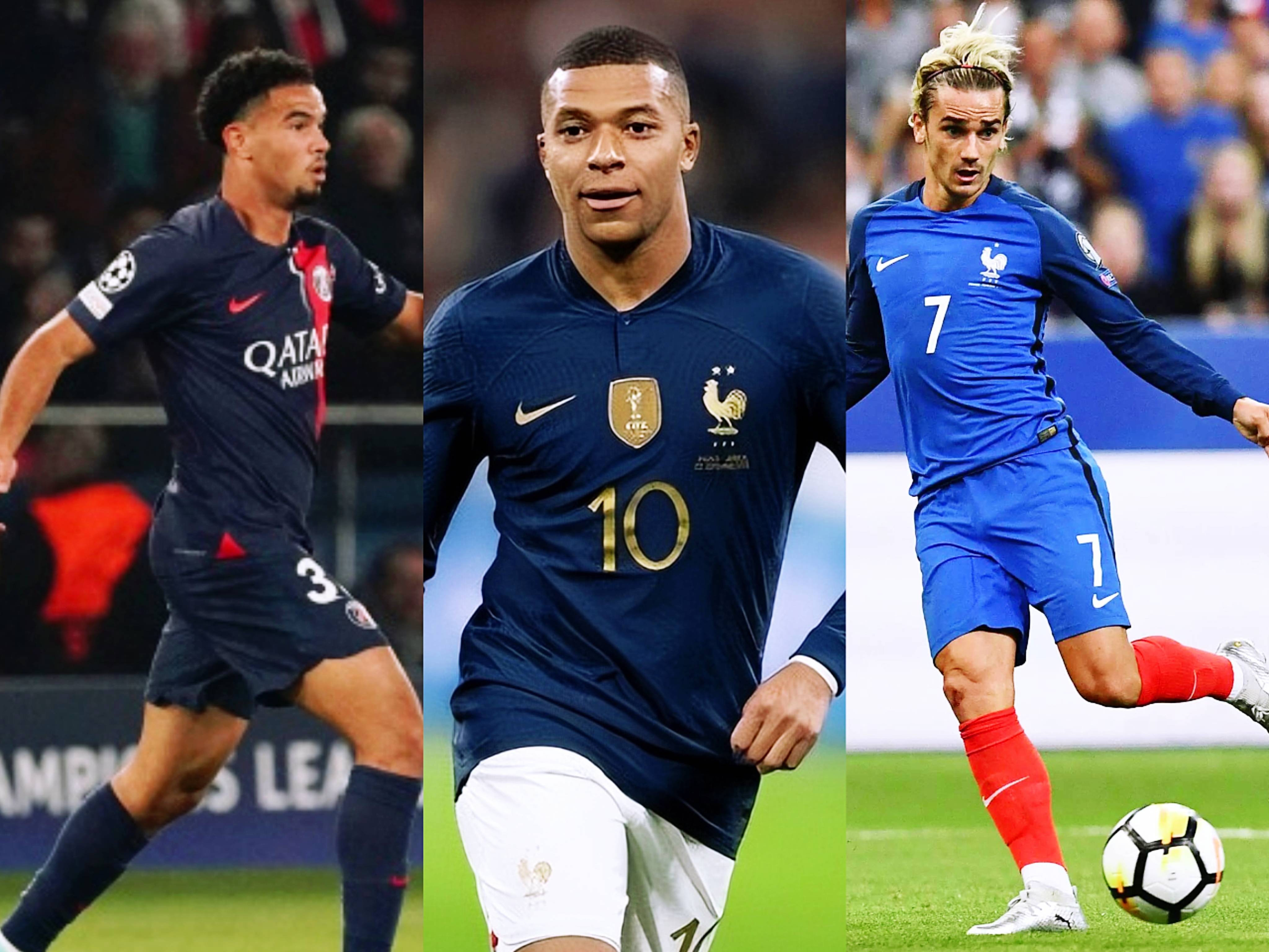 东道主法国国家队备战欧国联比赛