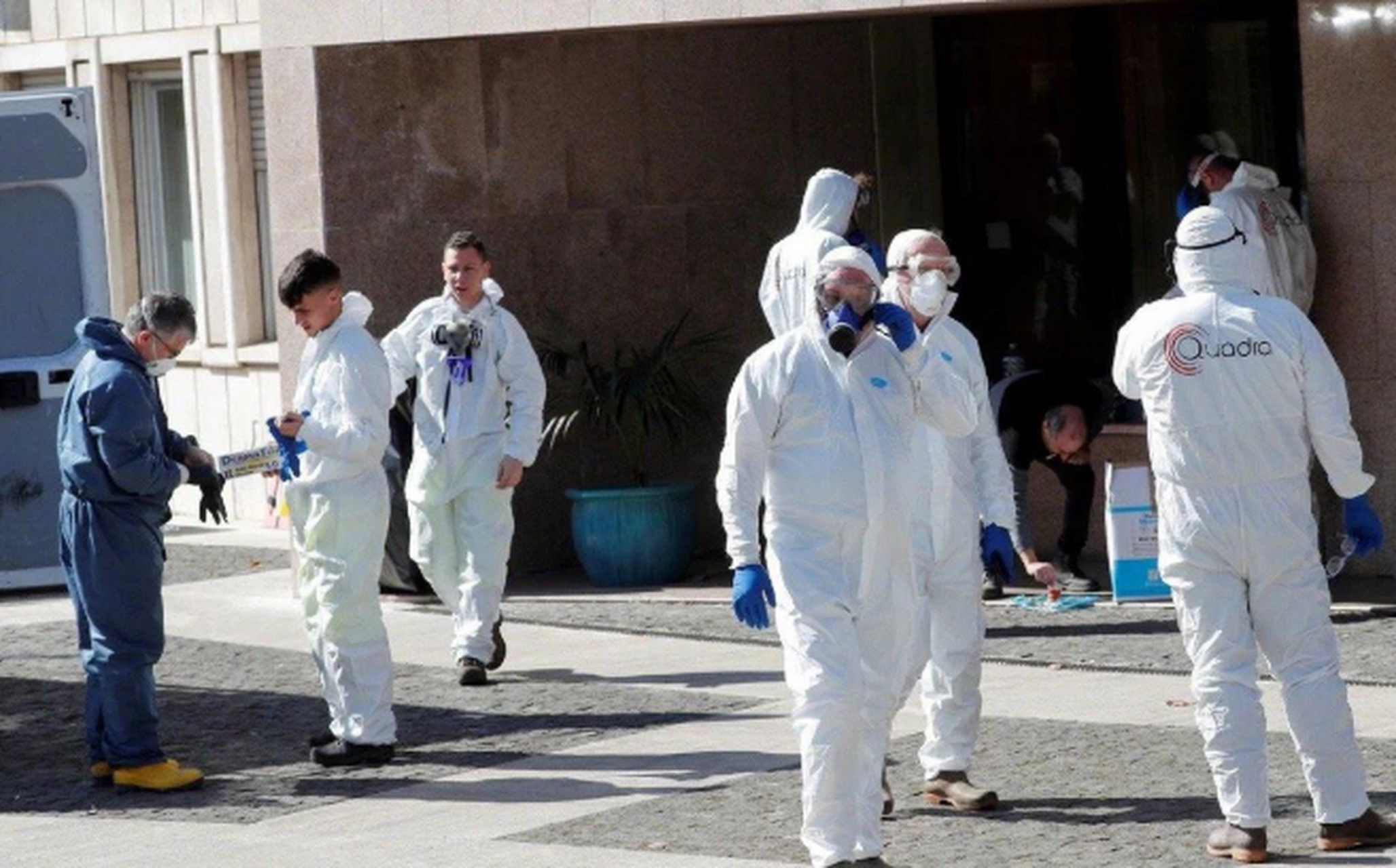 意大利国家队获得疫情防控仪器