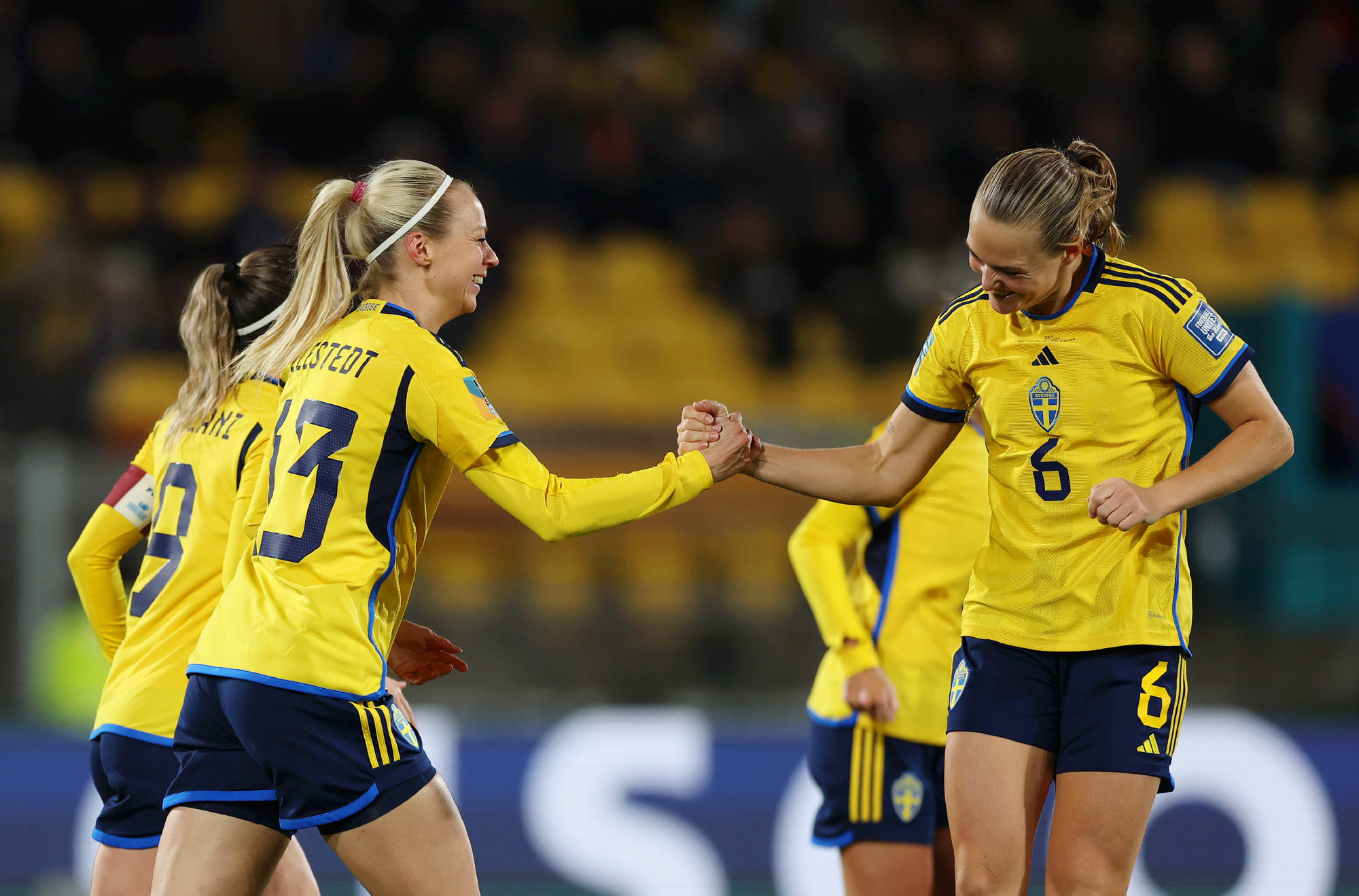 瑞典女足备战比赛，力争晋级