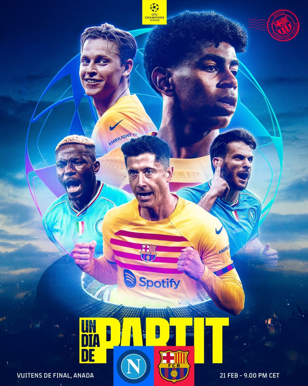 那不勒斯获胜在望，欧冠之路尚未完结