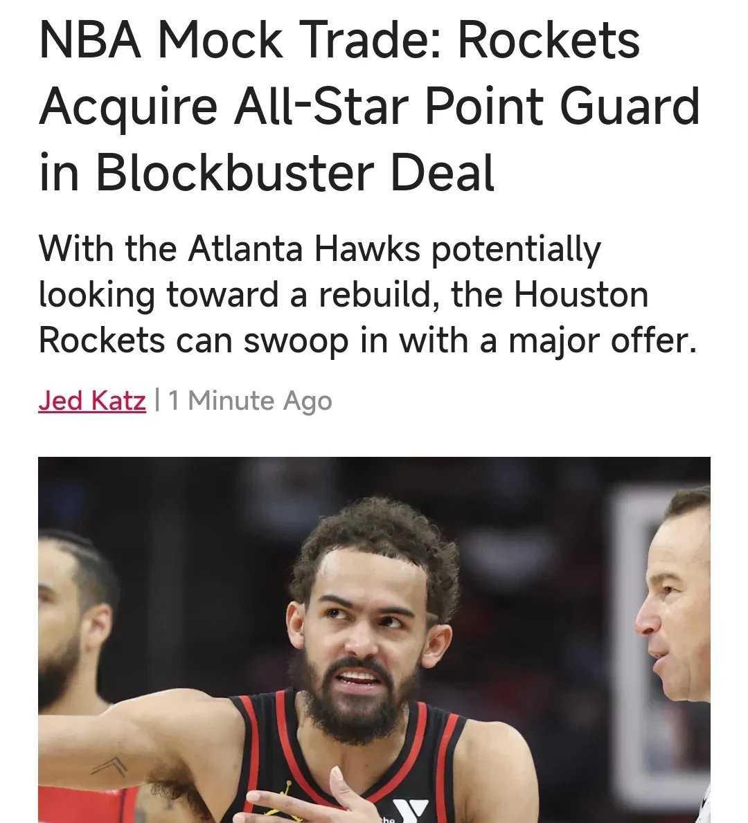 火箭功勋成就签约老鹰，球队实力得以提升