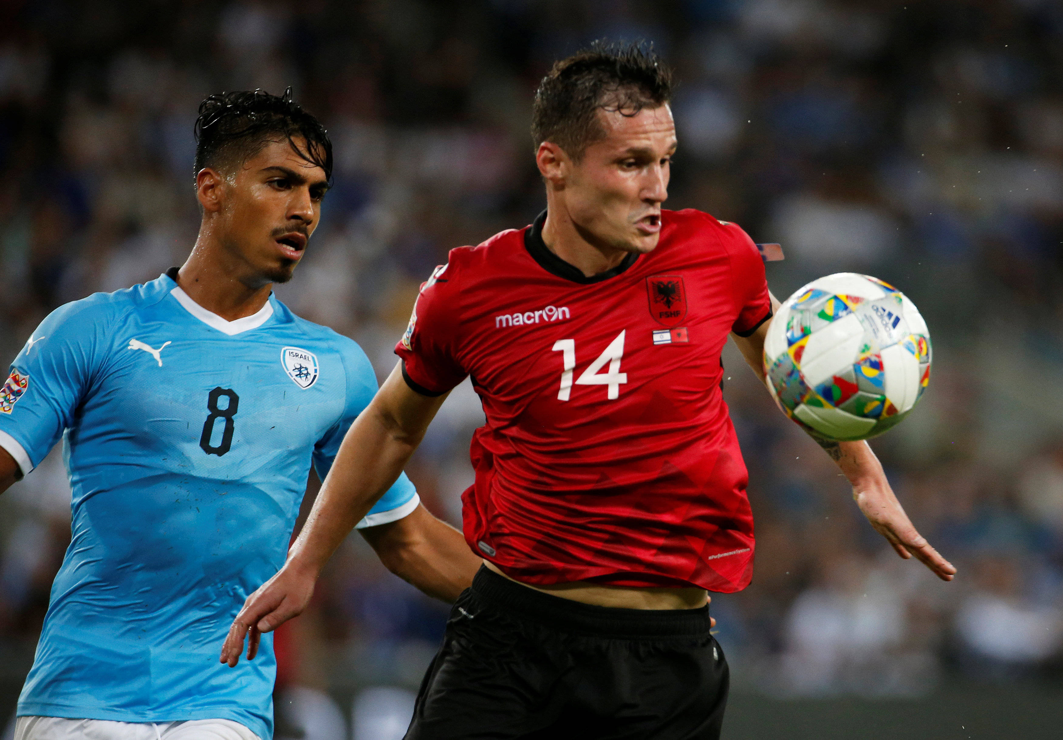 英国威廉希尔-阿尔巴尼亚队在欧预赛比赛中战胜对手