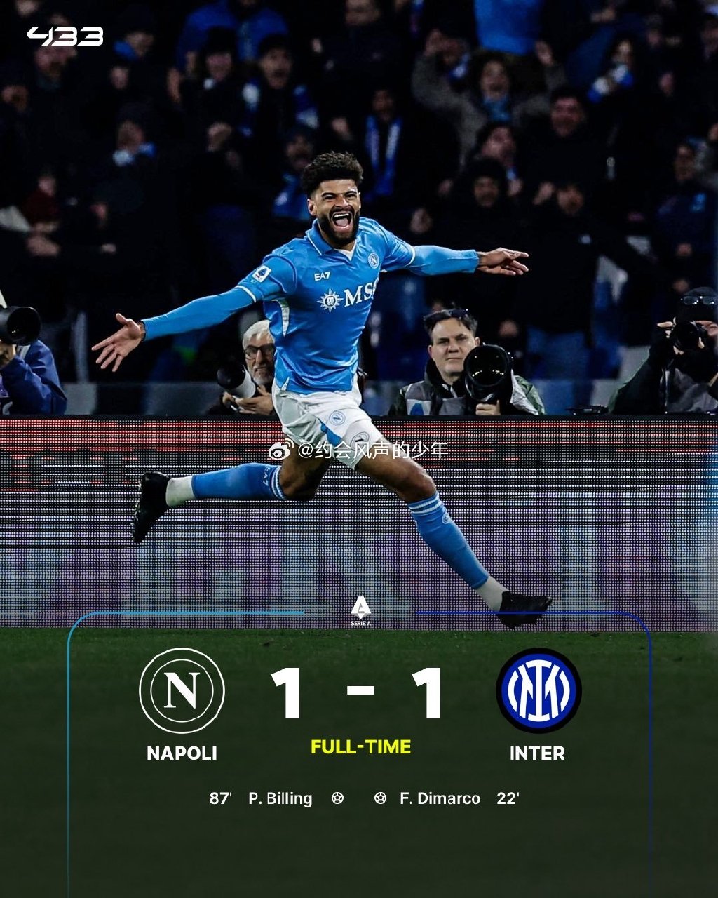 那不勒斯逆袭成功，主场击败热那亚