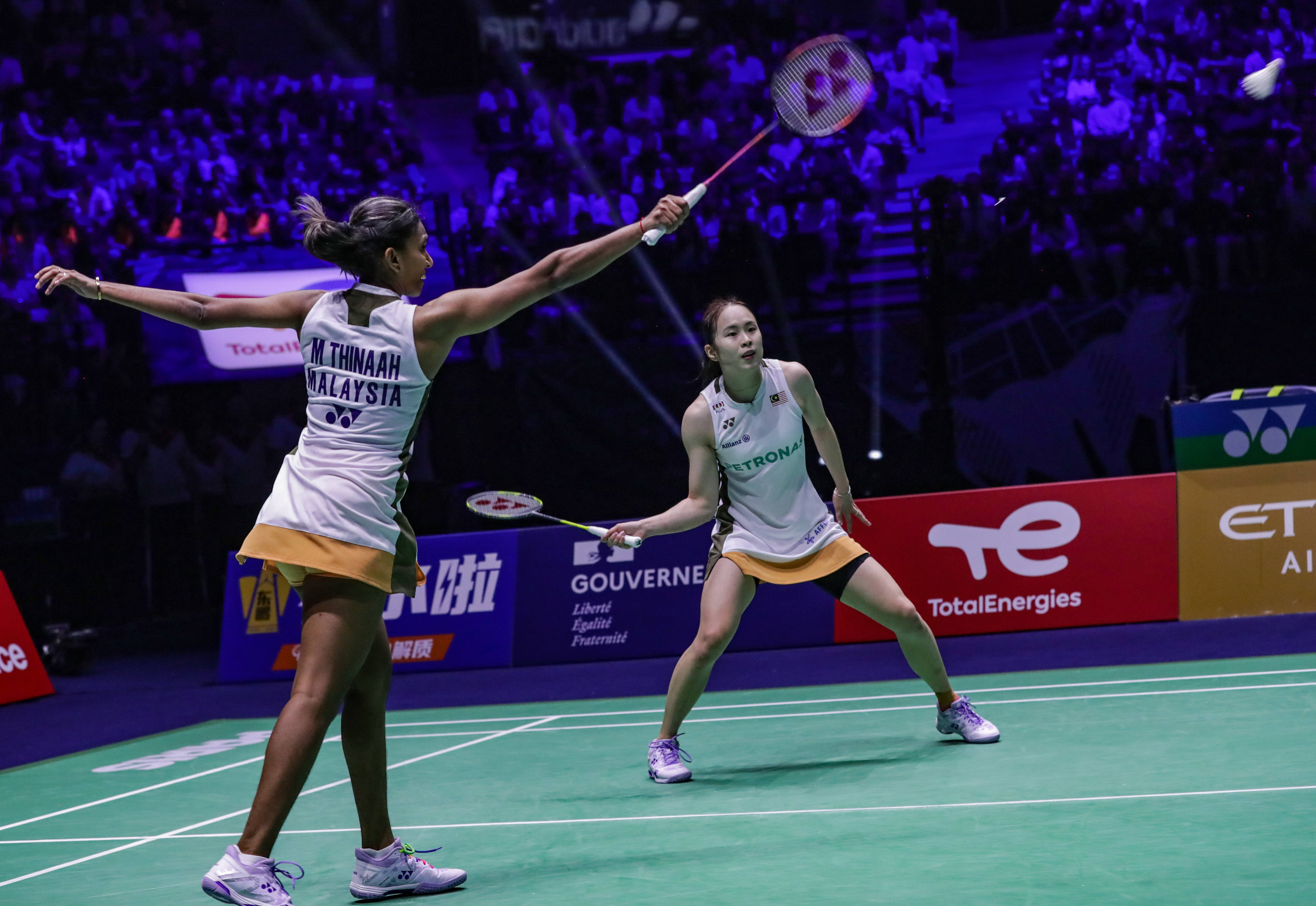 马来西亚选手在羽毛球比赛中夺冠