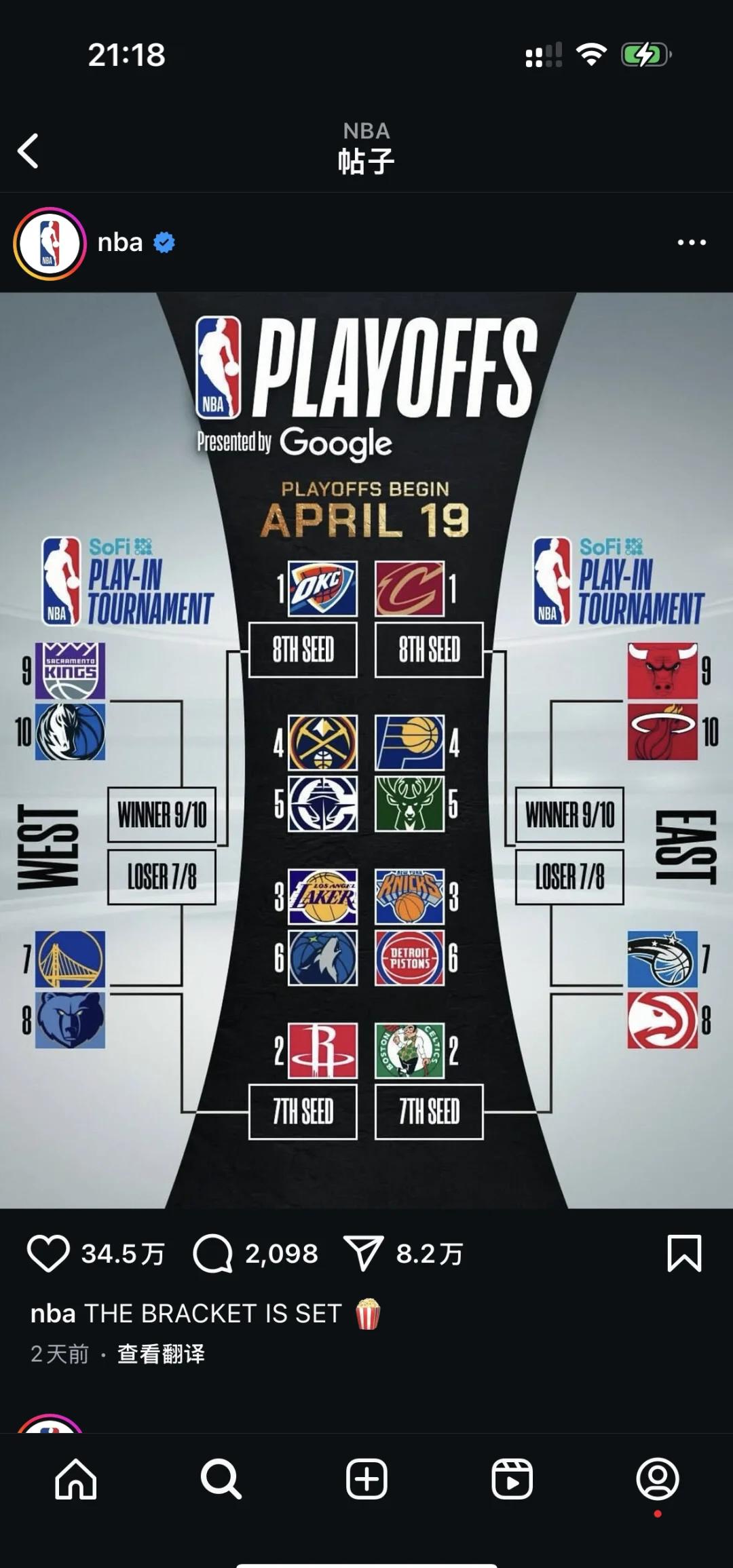 东部或西部地区的球队谁能夺冠？